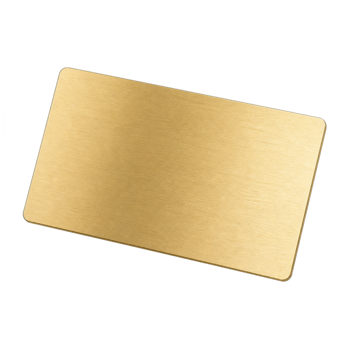 Carte de visite NFC métal or, vue principale