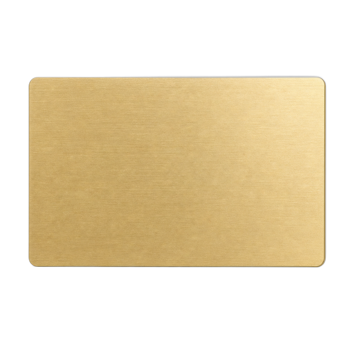 Carte de visite NFC métal or, personnalisation recto