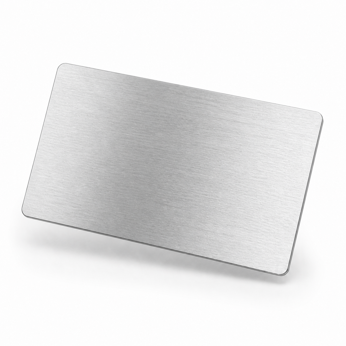 Carte de visite NFC métal argent